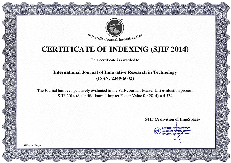 Year 2014 Impact Factor 4.534